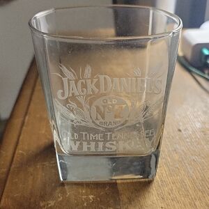 Jack Daniels White Drinkware Rocks Glass